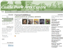 Tablet Screenshot of castleparkarts.co.uk